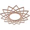 Ekena Millwork Eleanor Wood Fretwork Pierced Ceiling Medallion, Cherry, 16"OD x 6 1/8"ID x 1/4"T CMWP16X16X0250EACH - alternate 5